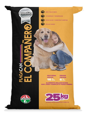 Alimento Para Perro El Compañero Croquetas 25 Kg