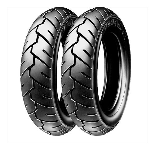 Imagen 2 de 7 de Caucho Para Moto Michelin 3.50 10 59j Reinf S1 Tl/tt