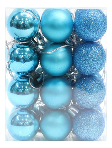 4 X 4x24x Bolas De Navidad Adornos Diámetro De La Bola 3cm