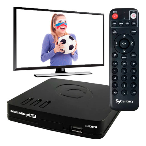 Receptor Midiabox  B7 - Century - Digital Hd P/tvs