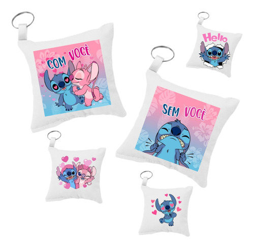 75un Almochaveiro Stitch  Lembrancinha Personalizado 