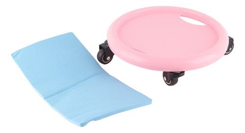Entrenador De Abdominales Roller Disc Fitness, 4 Rodillos, S