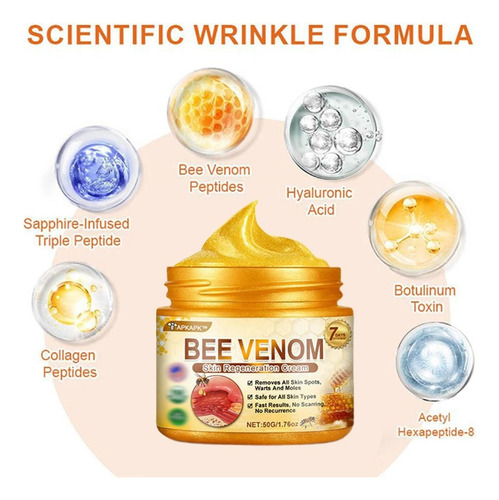 Crema Integral De Abejas, Reduce Las Manchas De La Piel