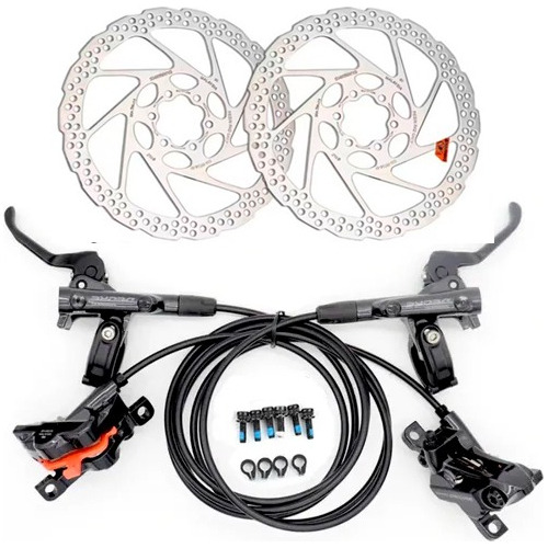 Frenos Shimano Deore M6120 - Set Completo 4 Pistones