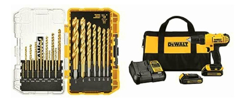 Dewalt Juego De 21 Brocas De Titanio Pp Dw1361 + Dewalt