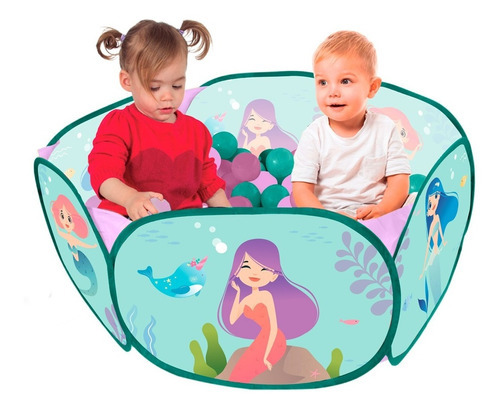 Piscina De Bolinhas Sereias Com 50 Bolinhas 90cm Zippy Toys