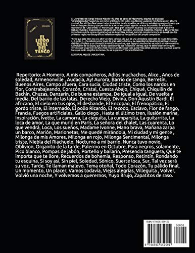 El Libro Real Del Tango, De Graciano, Julian. Editorial Independently Published, Tapa Pasta Blanda, Edición 1 En Español, 2020