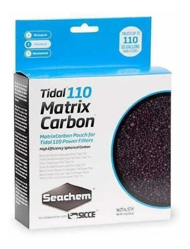 Imagen 4 de 5 de Repuesto Para Tidal 110 Matrix Carbón Activo 275ml + Bolsa