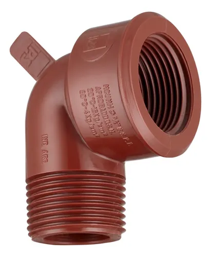 Codo 1/2 A 90 M H - Roscado Ppn Polipropileno Caja X10u