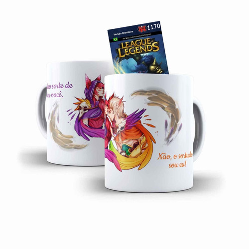 Caneca Personalizada Xayah League Of Legends + 1170 Rps