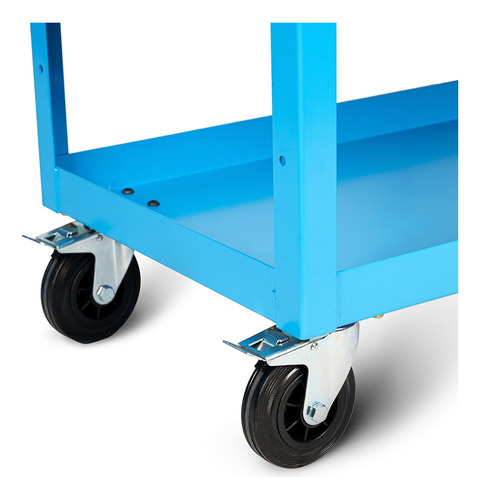 Carro Metálico Serie Combi. 92 X 51 X 81 Cm Color Azul