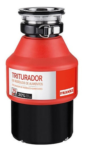 Triturador De Alimentos Franke 75 3/4hp Cubas 4,5 610w 110v