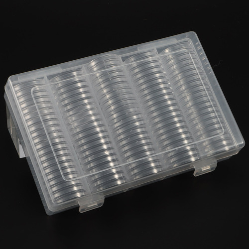 Soporte Para Monedas De 17/20/25/27/30 Mm, 100 Unidades De C