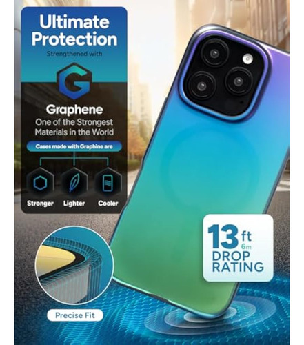 Funda Zagg Milan Snap Para iPhone 16 Pro, Color