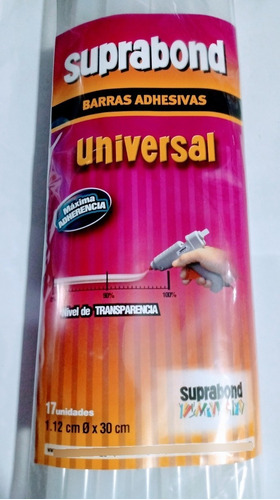 Imagen 1 de 2 de Barra Adhesiva Gruesa Universal Max Adh 1 Kilo Suprabond Lom