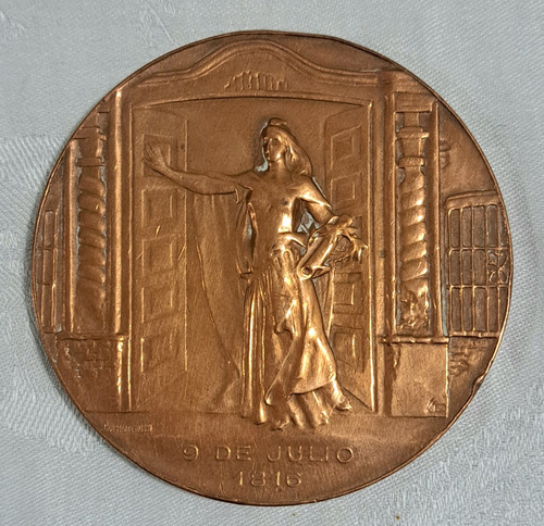 Medalla Nacion Argentina Al Congreso Tucuman 1913 B25