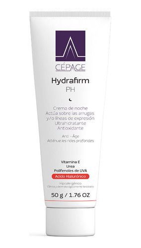 Crema Cepage Hydrafirm Ph P/ Noche Antiarrugas X 50 Gr