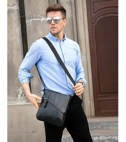 Bolsa De Piel Moderna 100% Piel A110