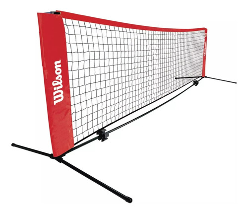 Net Mini Tenis 3 Metros  Red Wilson Graduable + Funda