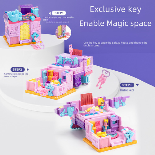 Qf2914-delicious Bakery - Set De Juego Mini Princess Villa C