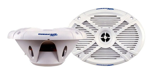 Imagem 4 de 7 de Par Alto Falantes 6x9 Hurricane Marine Mr69.2 Náutico 300w