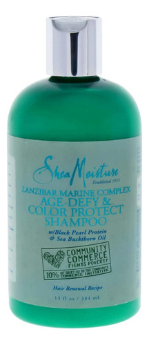  Sheamoisture - Shampoo Zanzíbar Protector Color, Anti-edad