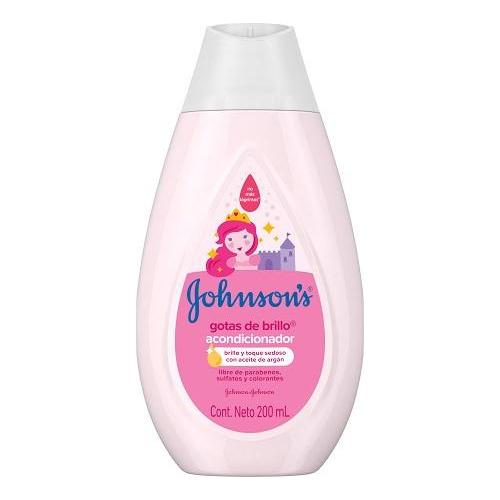 Acondicionador Johnson & Johnson Gotas De Brillo 200 Ml