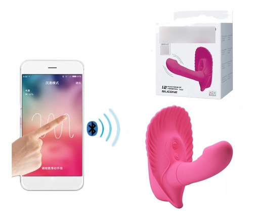 Vibrador Tipo Calcinha Com Formato De Concha Borboleta