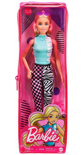 Barbie Fashionistas - 158 Loira Óculos E Camiseta Malibu