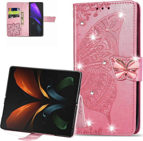 Ccsmall Wallet Case Para Samsung Galaxy Z Fold 4 5g, 3d Pu Z