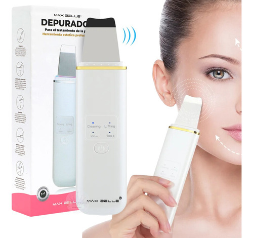 Paleta Ultrasónica Limpieza Facial  Exfoliante Limpiadora 