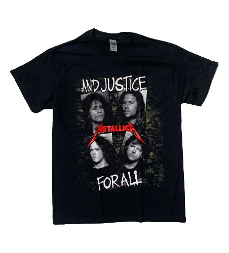 Metallica . And Justice For All . Thrash . Polera . Mucky
