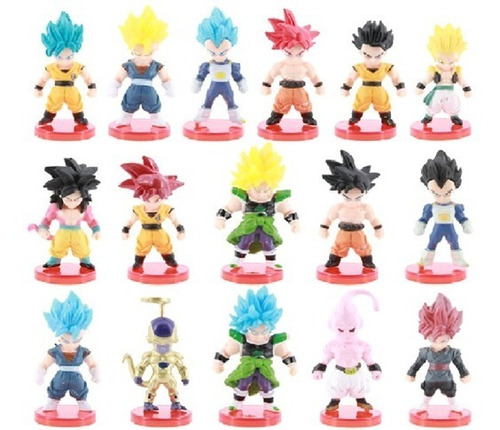 Figura De Dragon Ball 21 Pcs