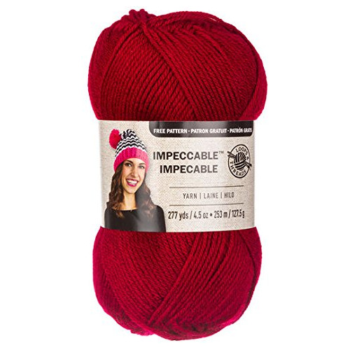 Hilo Impecable De 4.5 Oz, Un Solo Paquete, Color Claret...