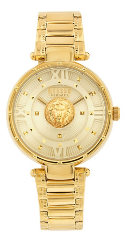 Reloj Versus Versace Moscova 38 Mm Inotech Color de la correa Dorado Color del bisel Dorado Color del fondo Beige