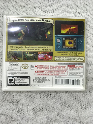 The Legend Of Zelda Of Ocarina 3ds (Usado)