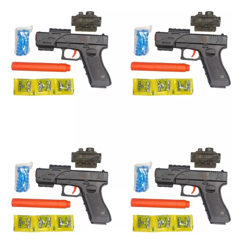 Pistola De Hidrogel Mnual Colores Niños Juguetes Reyes 1pz