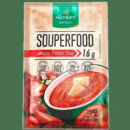 Sopa Proteica Vegana Souperfood Tomate Nutrify 35g