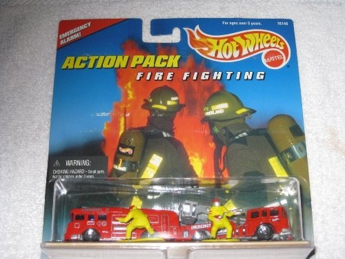 Hot Wheels Fire Fighting Action Pack - 4mw8m