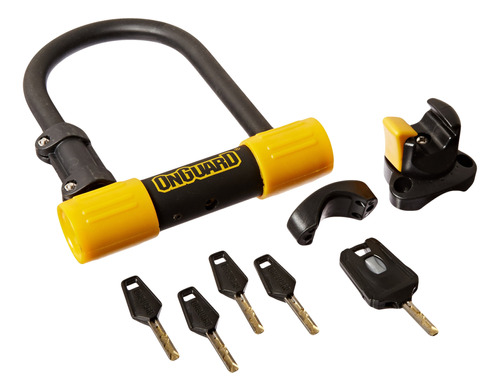 Onguard Bulldog Mini Dt U-lock Con Cable De Bucle De Cincha.