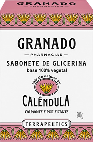 Imagem 2 de 2 de Sabonete Granado De Glicerina Calêndula Terrapeutics 90g