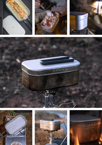 Mesca De Luna De Campamento Lata 0.65l Aluminio Campococina