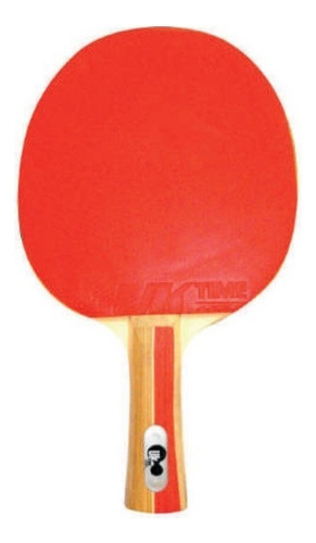 Paleta De Ping Pong Master 2 Estrellas (clásica O Lapicero) Color Negro-rojo Tipo De Mango Clásica