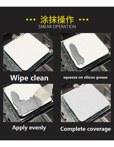 Imagen 4 de 5 de Pasta Térmica Alta Durabilidad 4g Mx-4 Compuesto Térmico