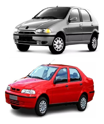 Par De Macanetas Interna Preta Palio 2000 2001 2002 2003