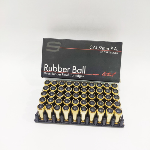 Municion Traumatica Rubber Ball X 50 Original