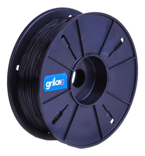 Filamento 3D PETG Grilon3 de 1.75mm y 1kg negro