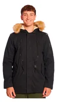 Comprar Campera Parka Rip Curl Lifestyle Hombre Cord Piel Negro Ras