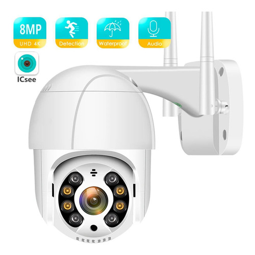 Cámara IP externa Wifi HD de 2mp 960p - Resistente al agua