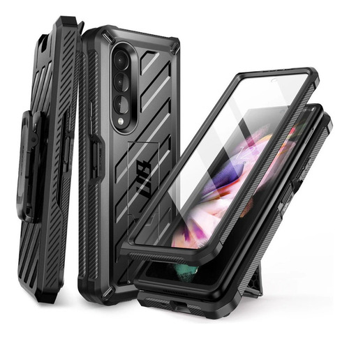 Case 360° Supcase Para Galaxy Z Fold 3 Fold3 2021 Con Gancho